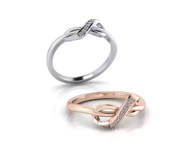infinity minimal jewelry ring