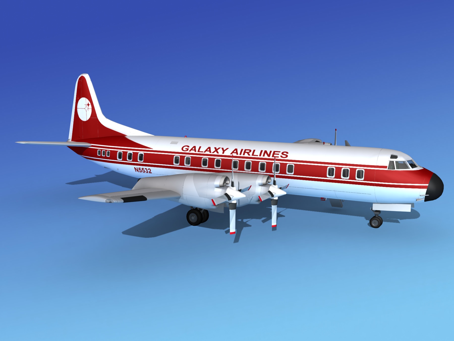 Lockheed L-188 Electra HP Galaxy 3D model_7