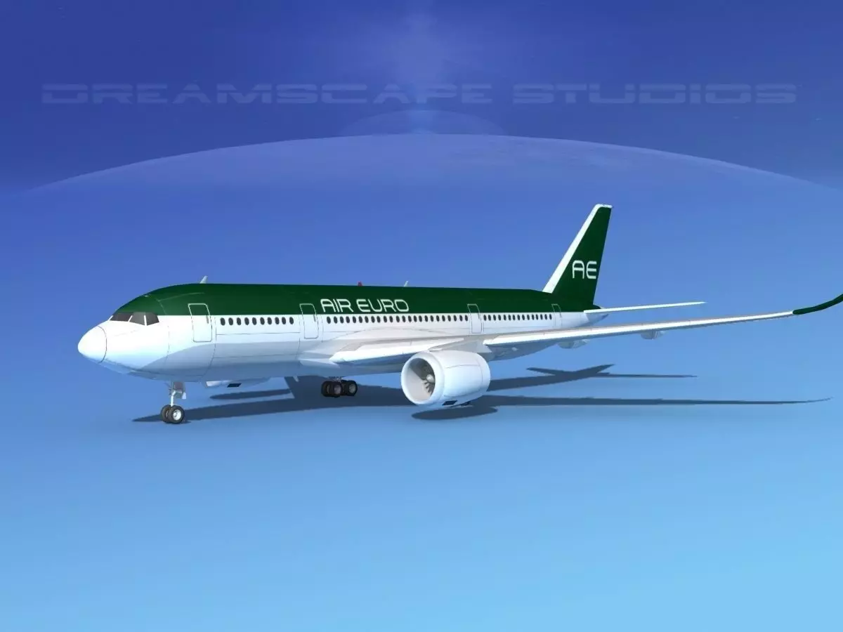 Airbus A350-800 Air Euro 3D model