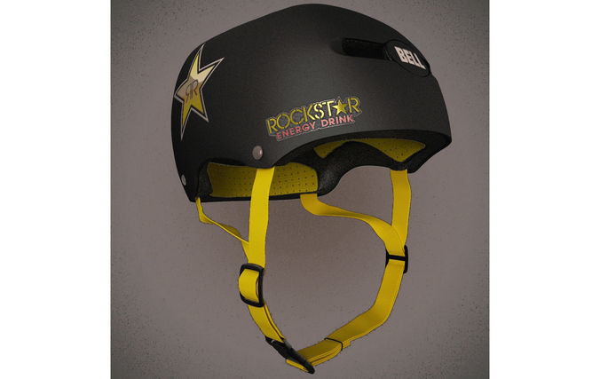 Bell Helmet Rockstar Edition 3D model