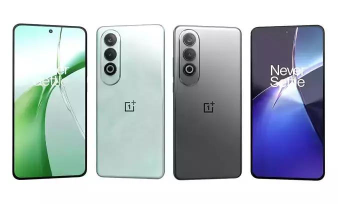OnePlus Nord CE4 5G Gray And Green High Poly