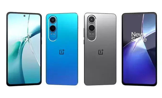 OnePlus Nord CE4 Lite Blue And Silver  High Poly