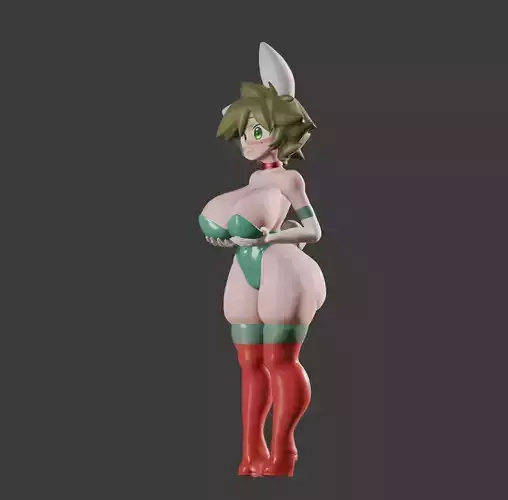 Bunny in a Dance Club