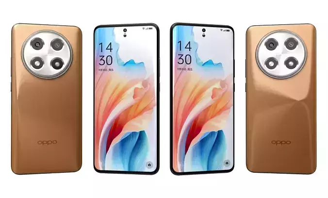 OPPO A2 Pro Orange High Poly