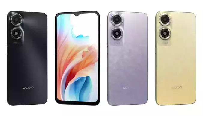 Oppo A2X All Colors High Poly