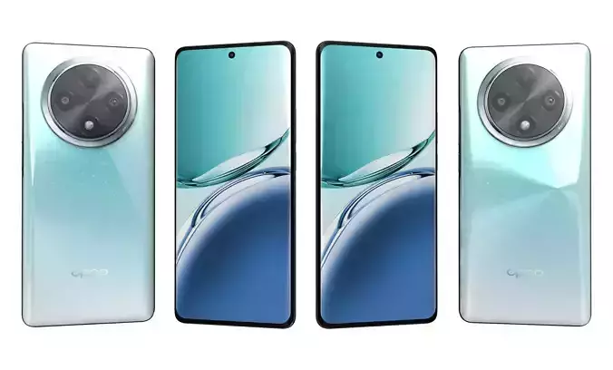 Oppo A3 Pro Blue High Poly