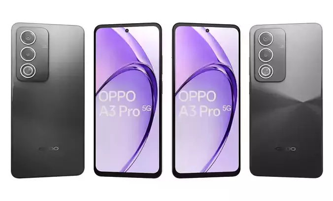Oppo A3 Pro 5G Black High Poly