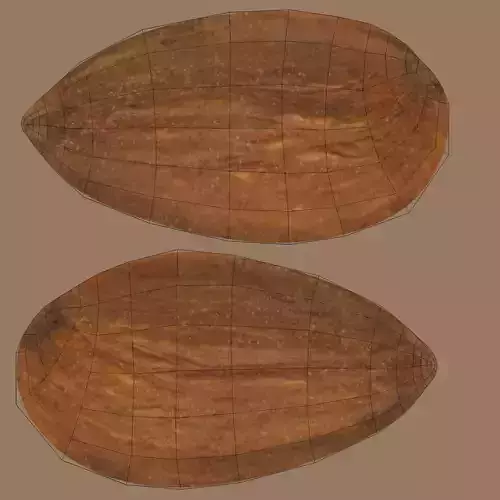 Almond - Natural Shelled Nut 3D model 7