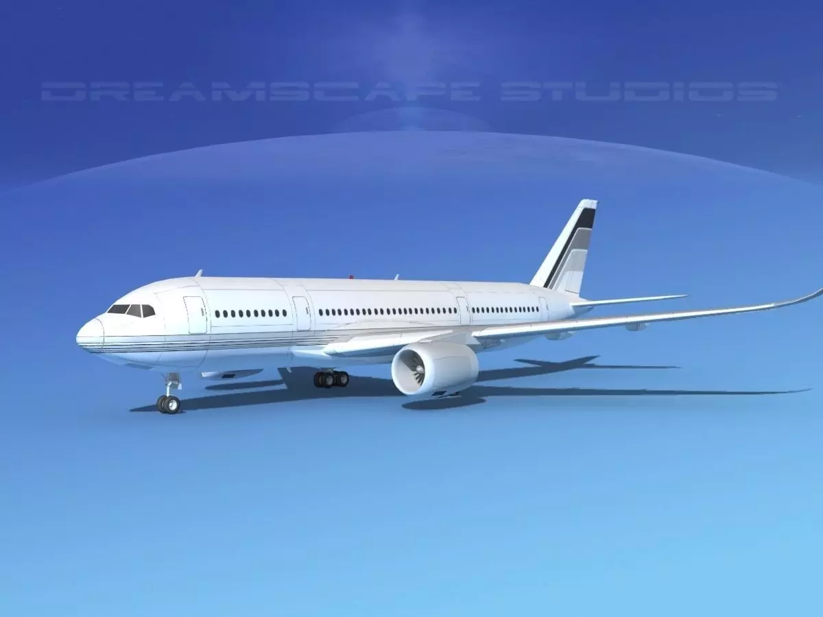 Airbus A350-800 Corporate 1 3D model