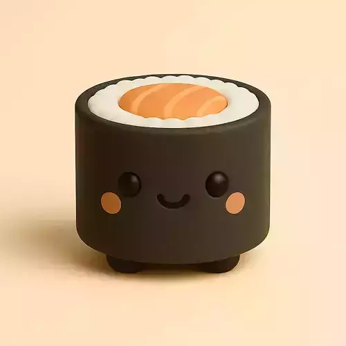Cute Sushi Roll Figurine