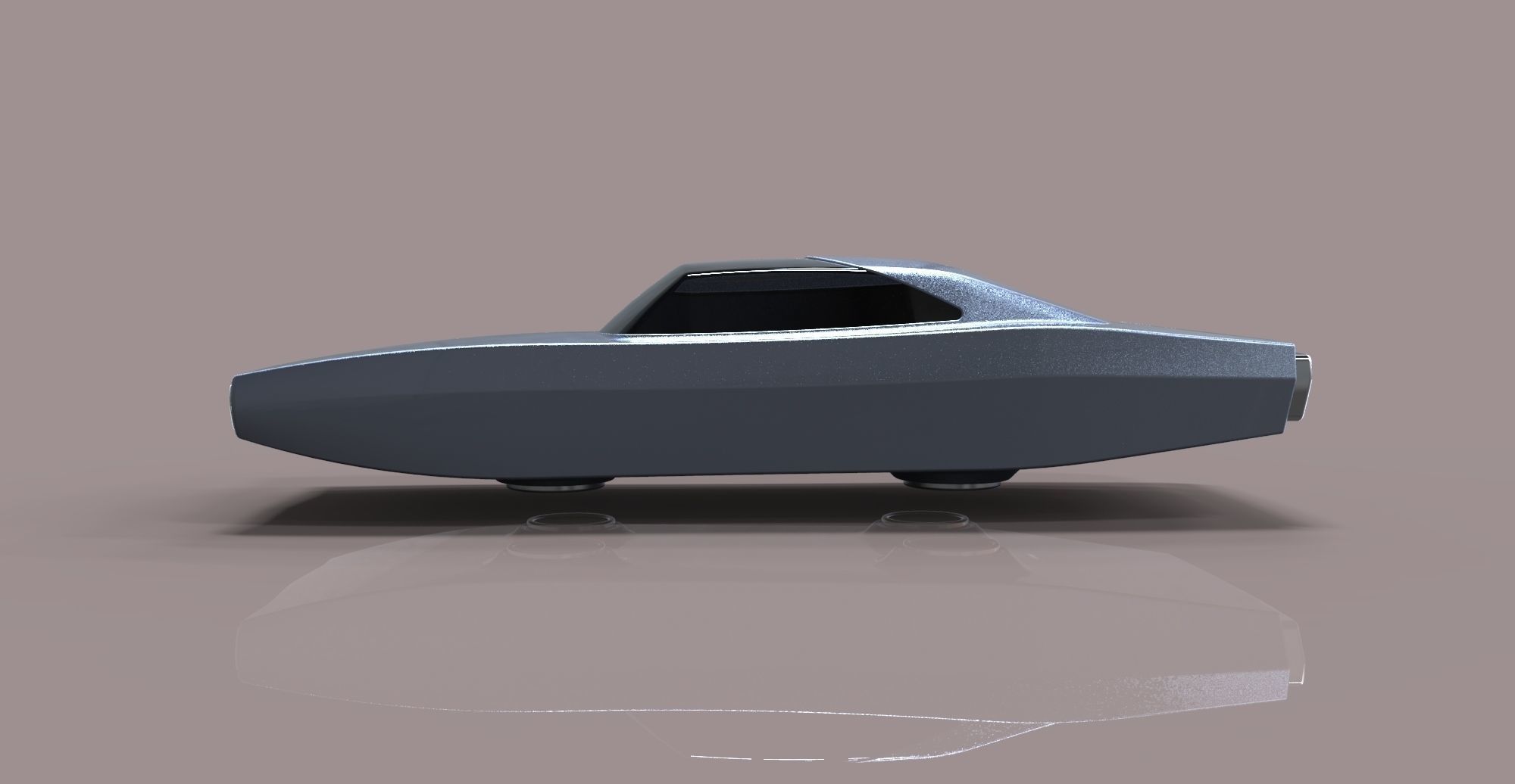 Flying Dodge Charger 3D model_6