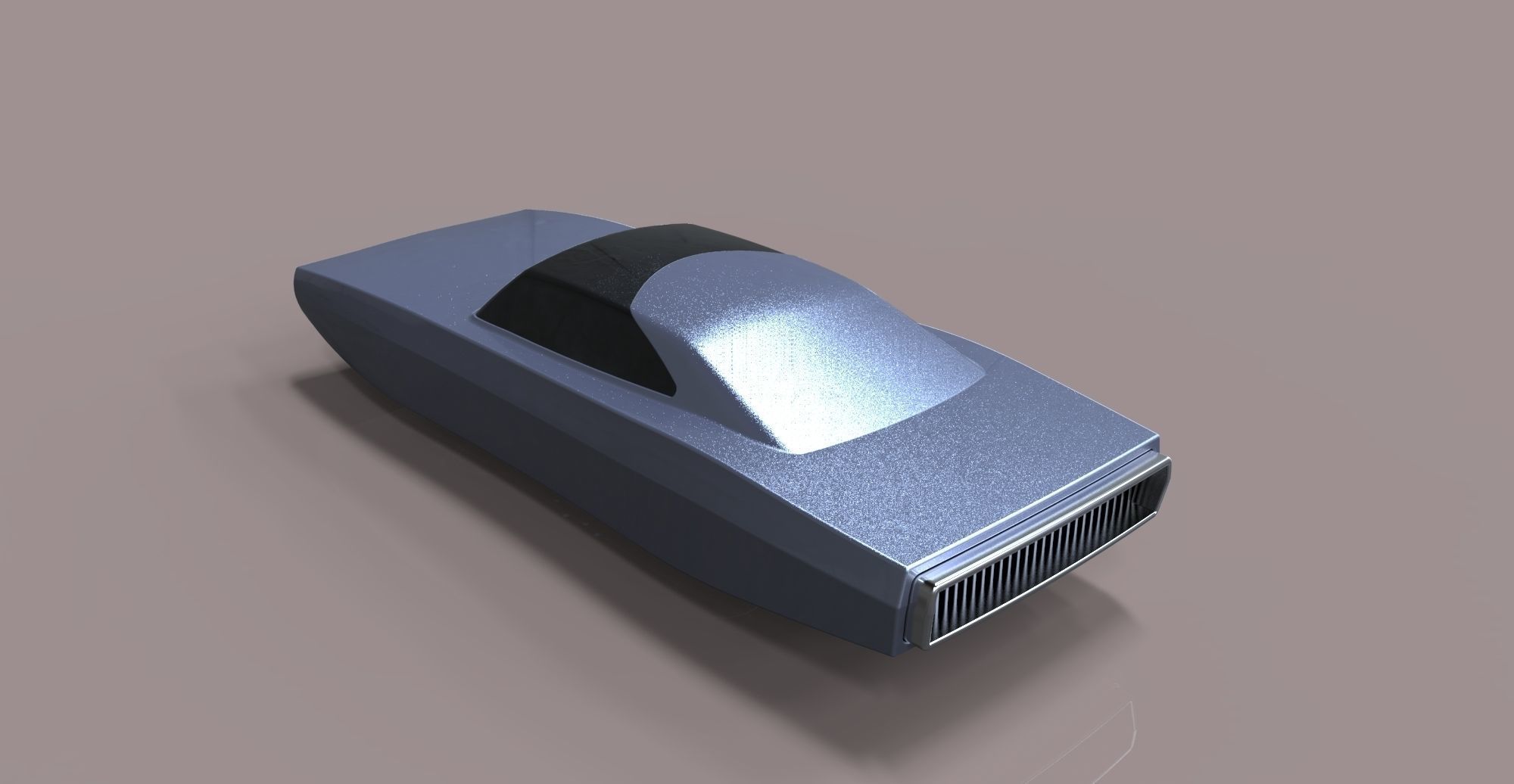 Flying Dodge Charger 3D model_9