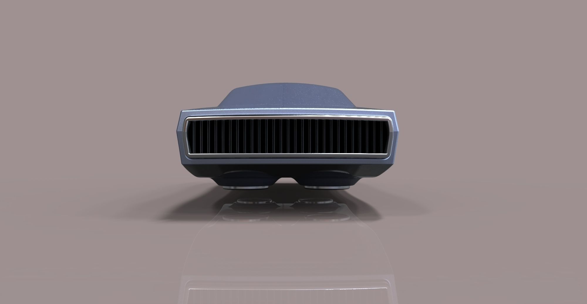Flying Dodge Charger 3D model_13