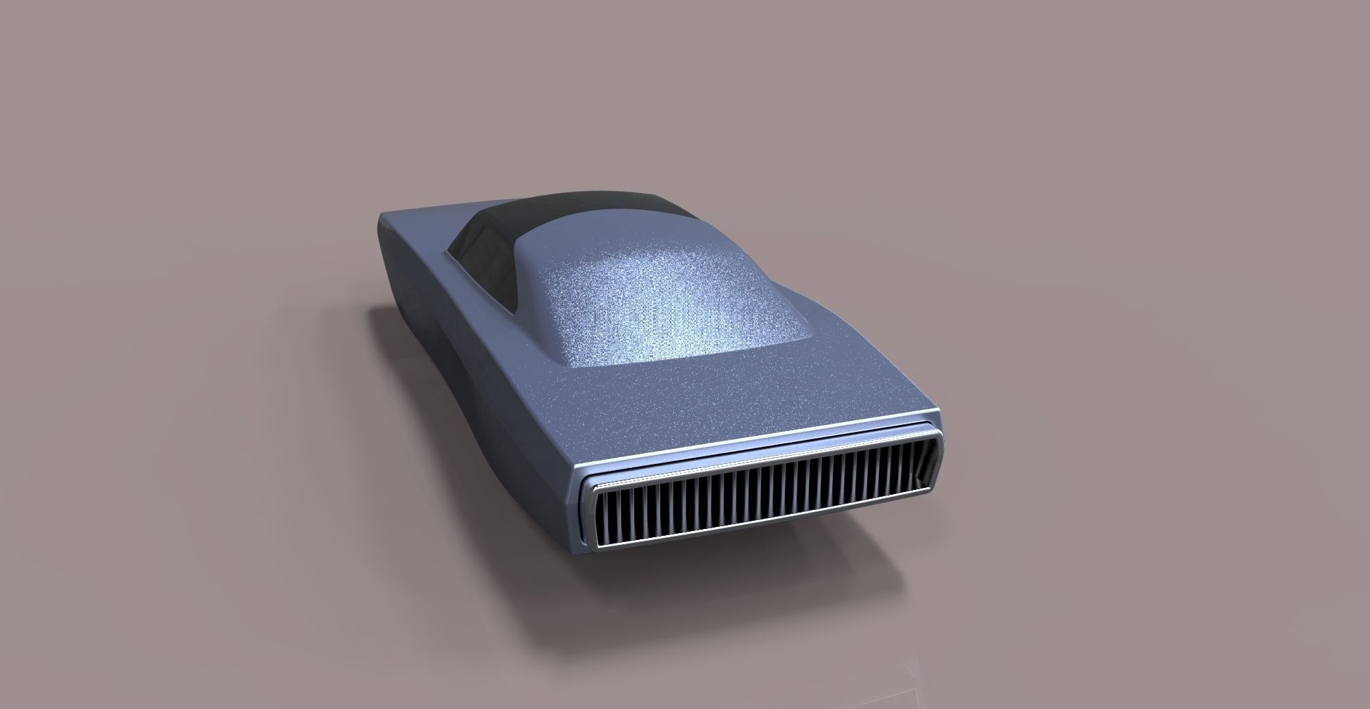 Flying Dodge Charger 3D model_11