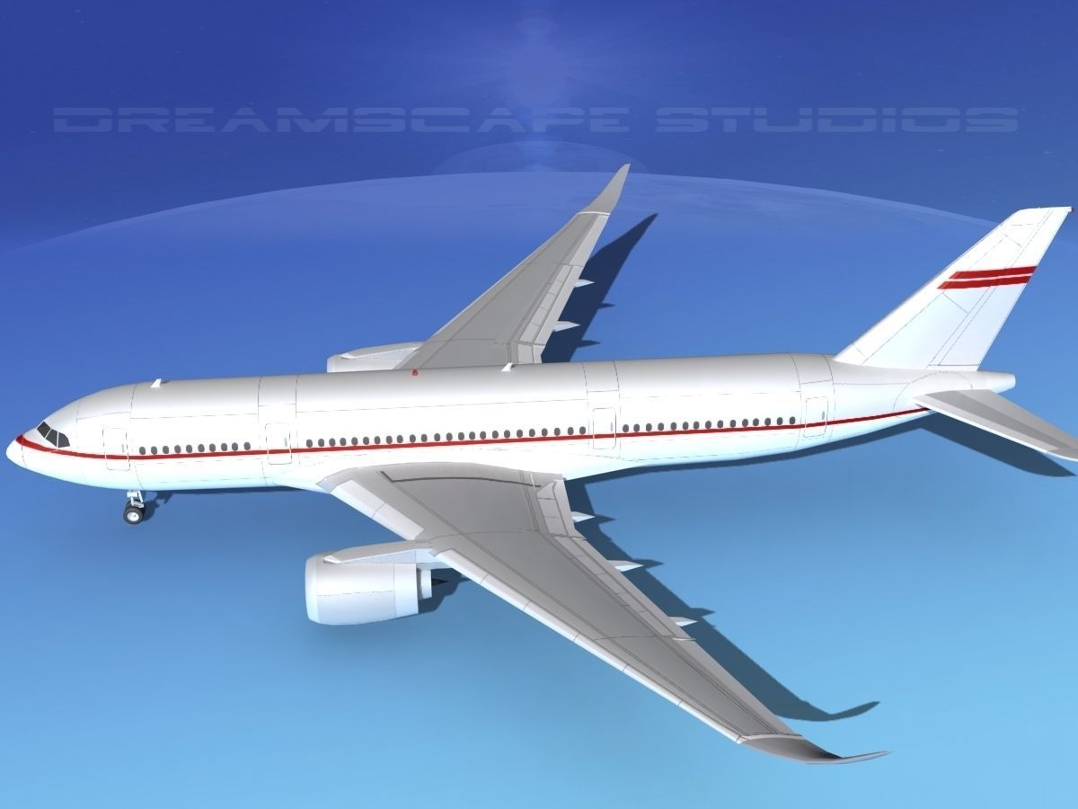 Airbus A350-800 Corporate 2 3D model_9