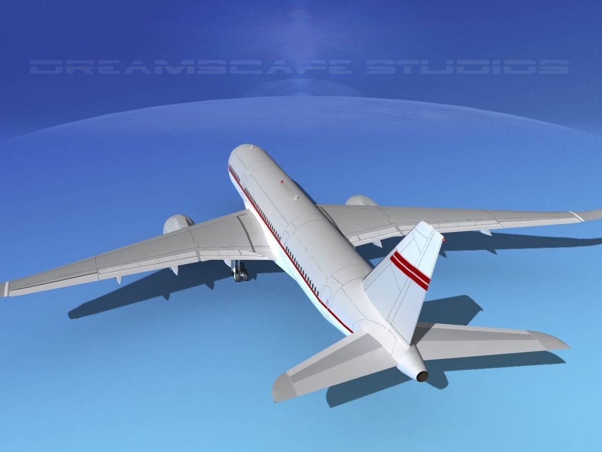 Airbus A350-800 Corporate 2 3D model_7