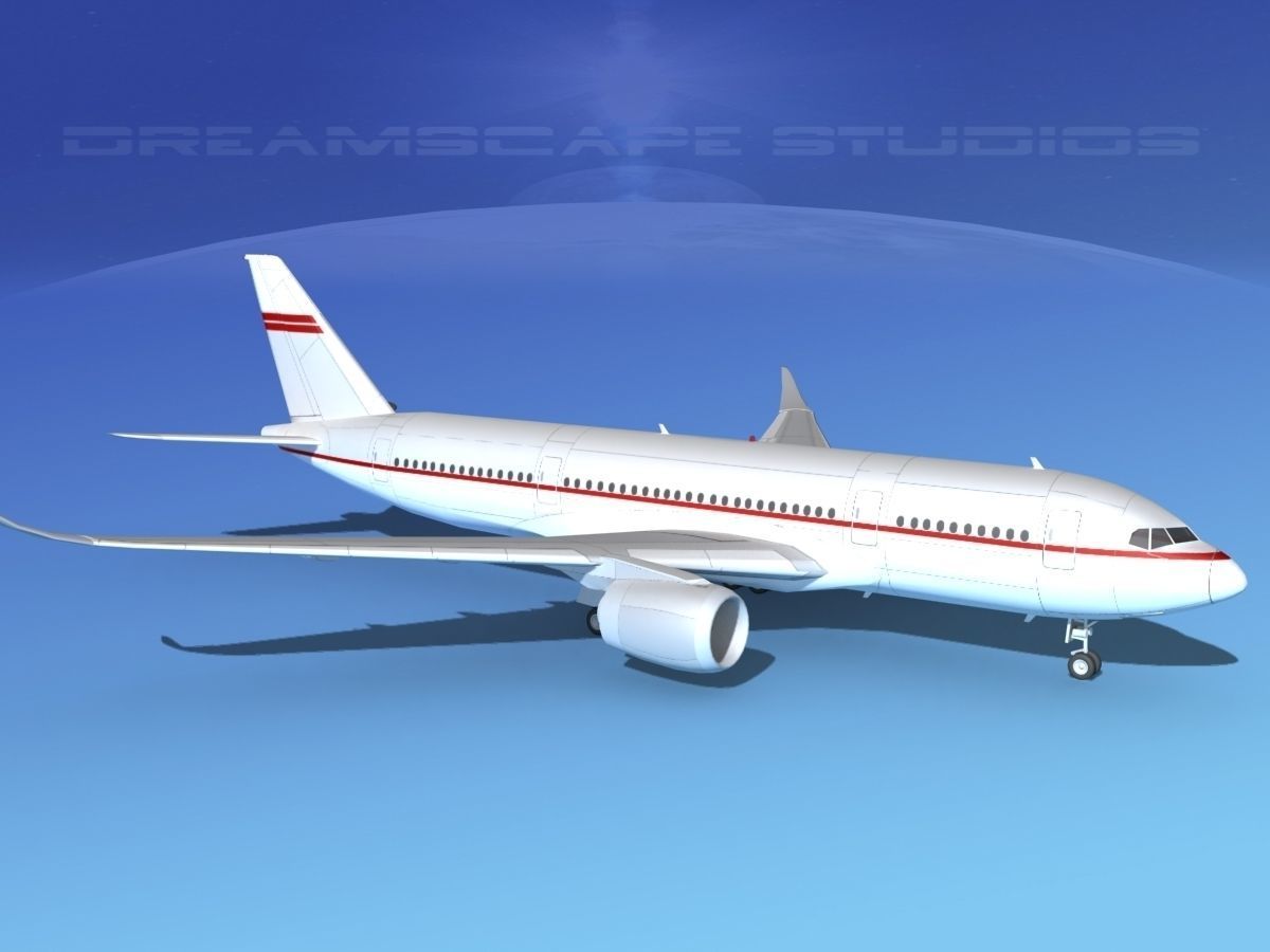 Airbus A350-800 Corporate 2 3D model_3