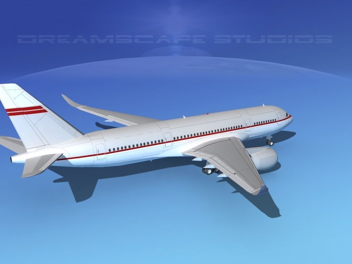 Airbus A350-800 Corporate 2 3D model_5