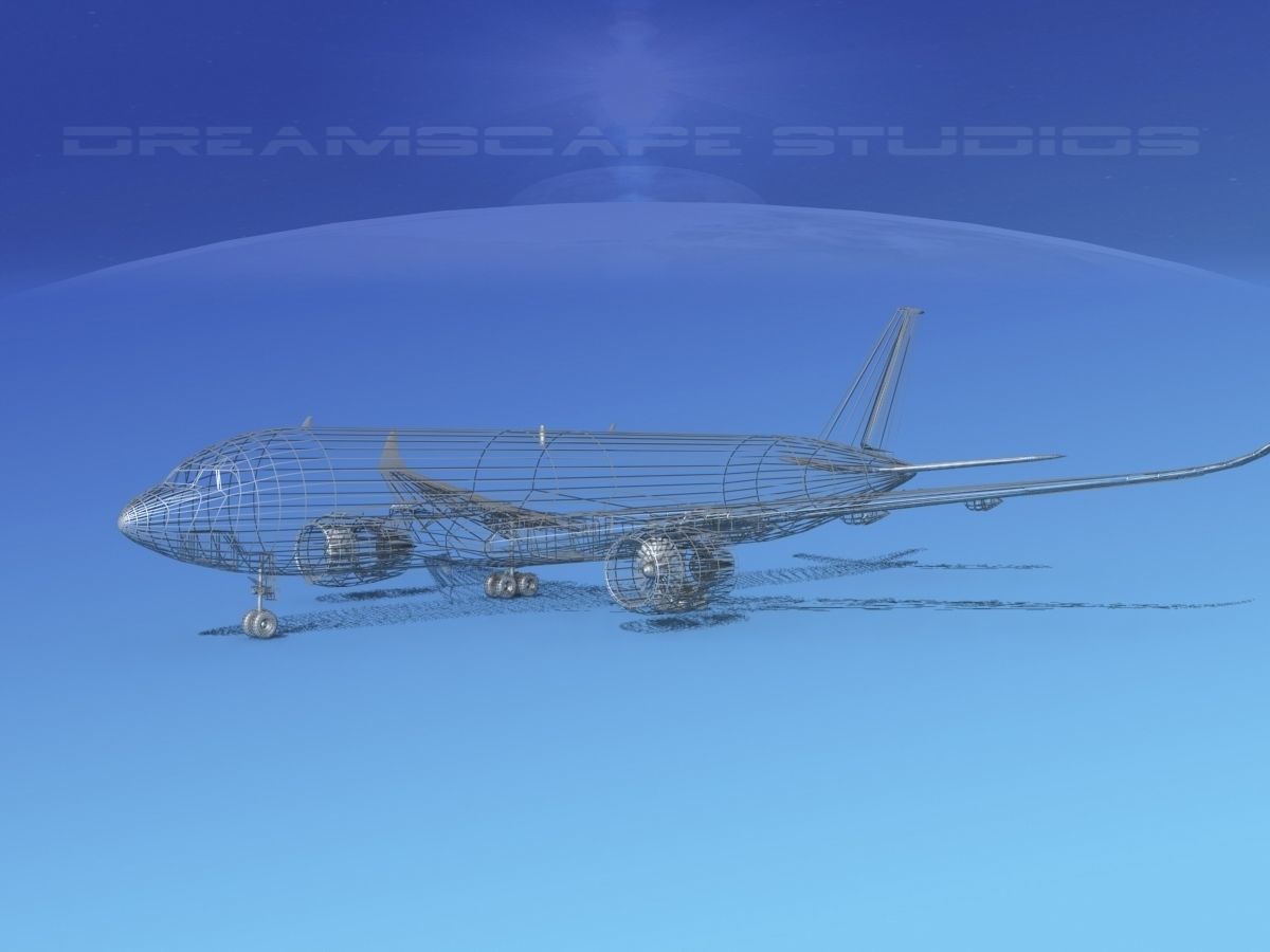 Airbus A350-800 Corporate 3 3D model_15