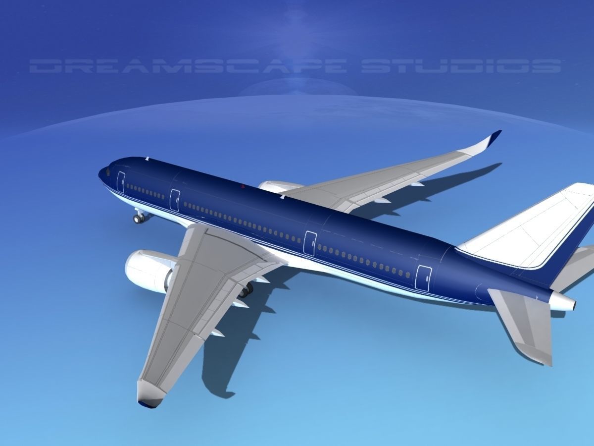 Airbus A350-800 Corporate 3 3D model_8