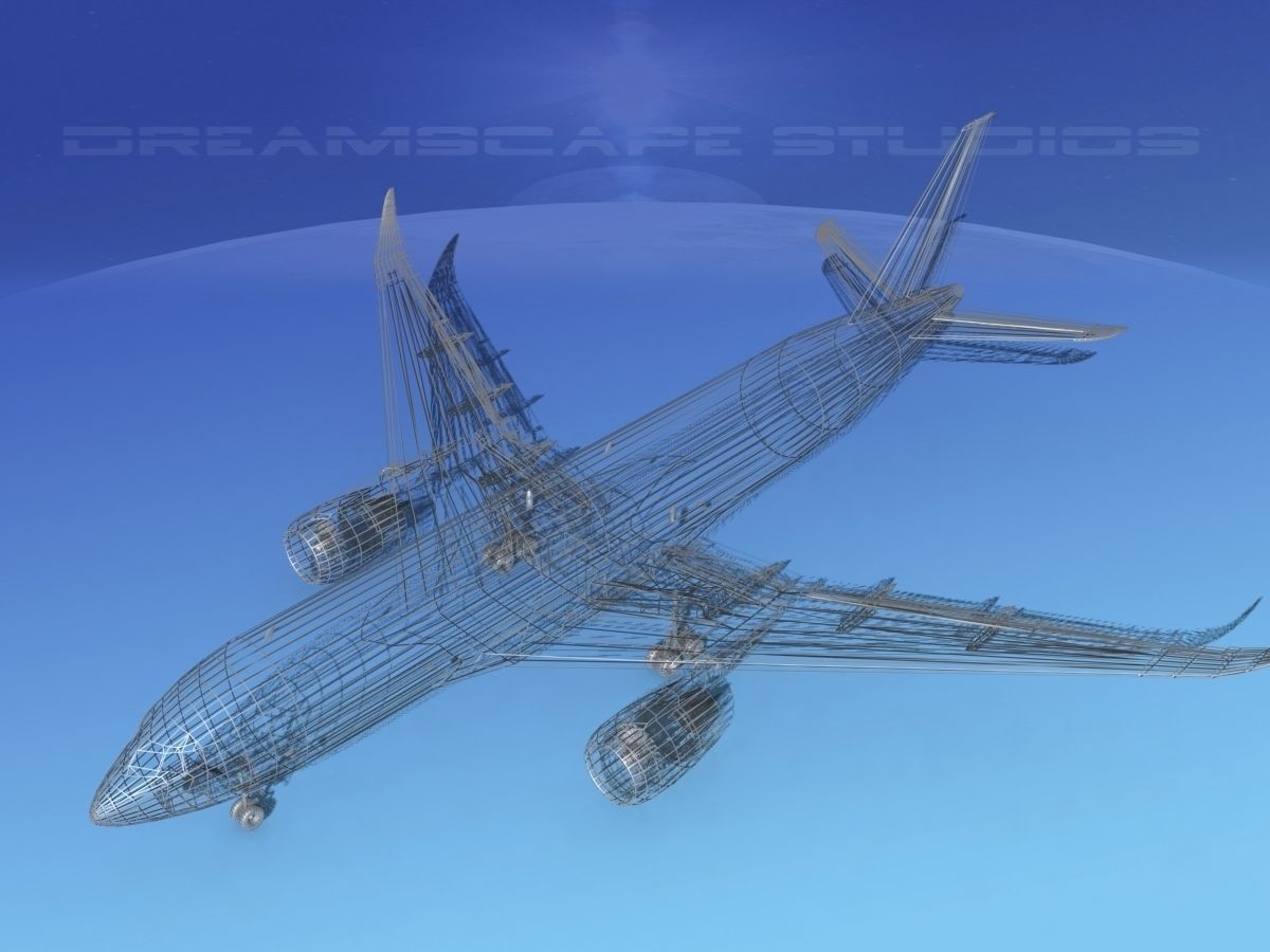 Airbus A350-800 Corporate 3 3D model_16