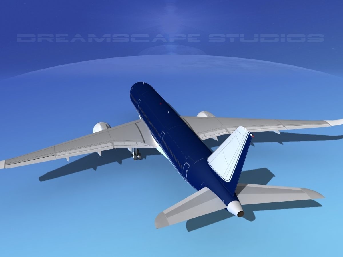 Airbus A350-800 Corporate 3 3D model_7
