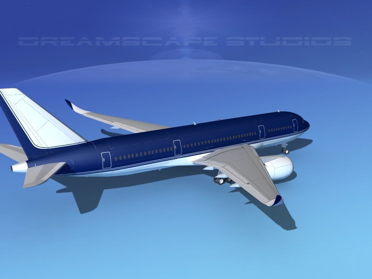 Airbus A350-800 Corporate 3 3D model_5