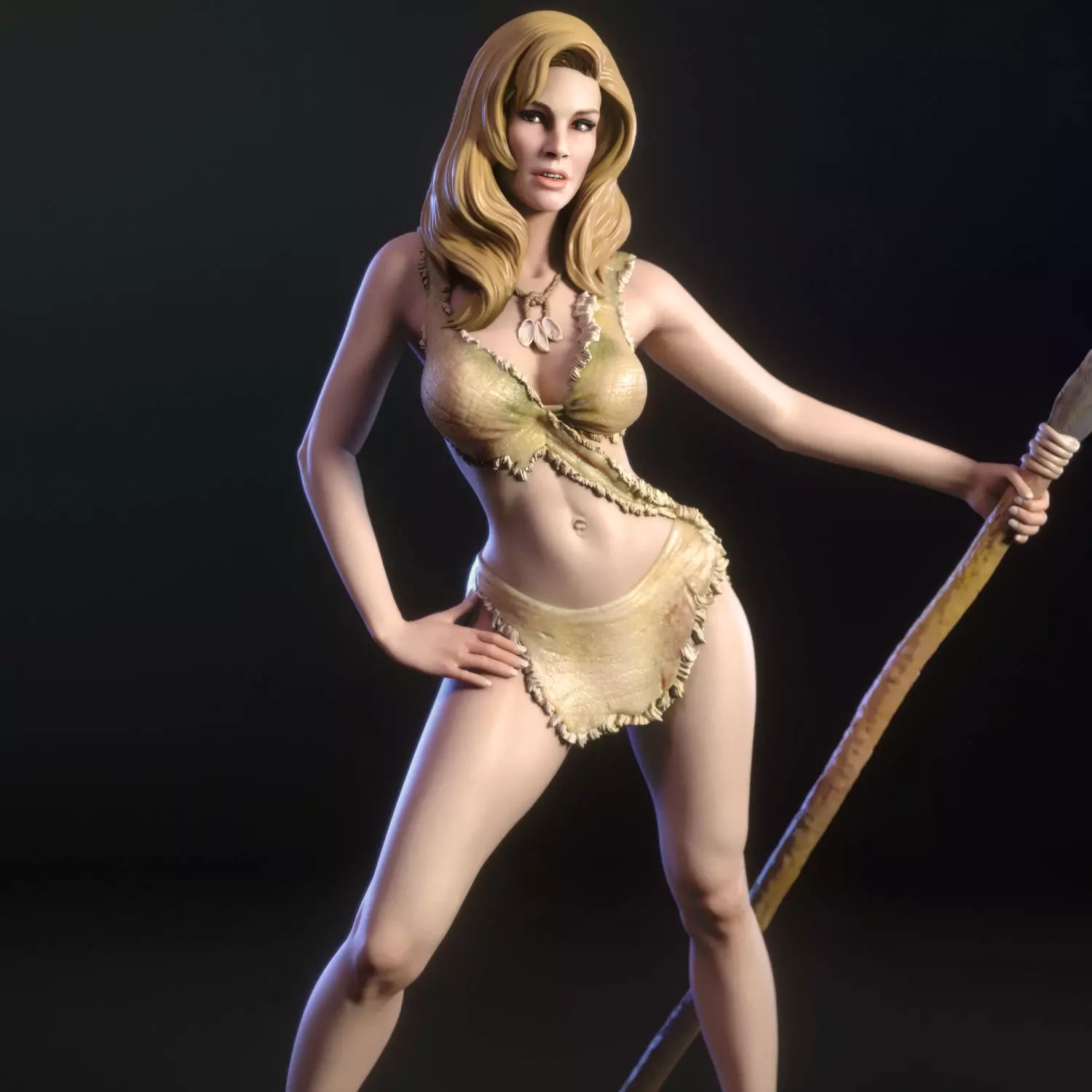 Loana from One Million Years BC 3D print model