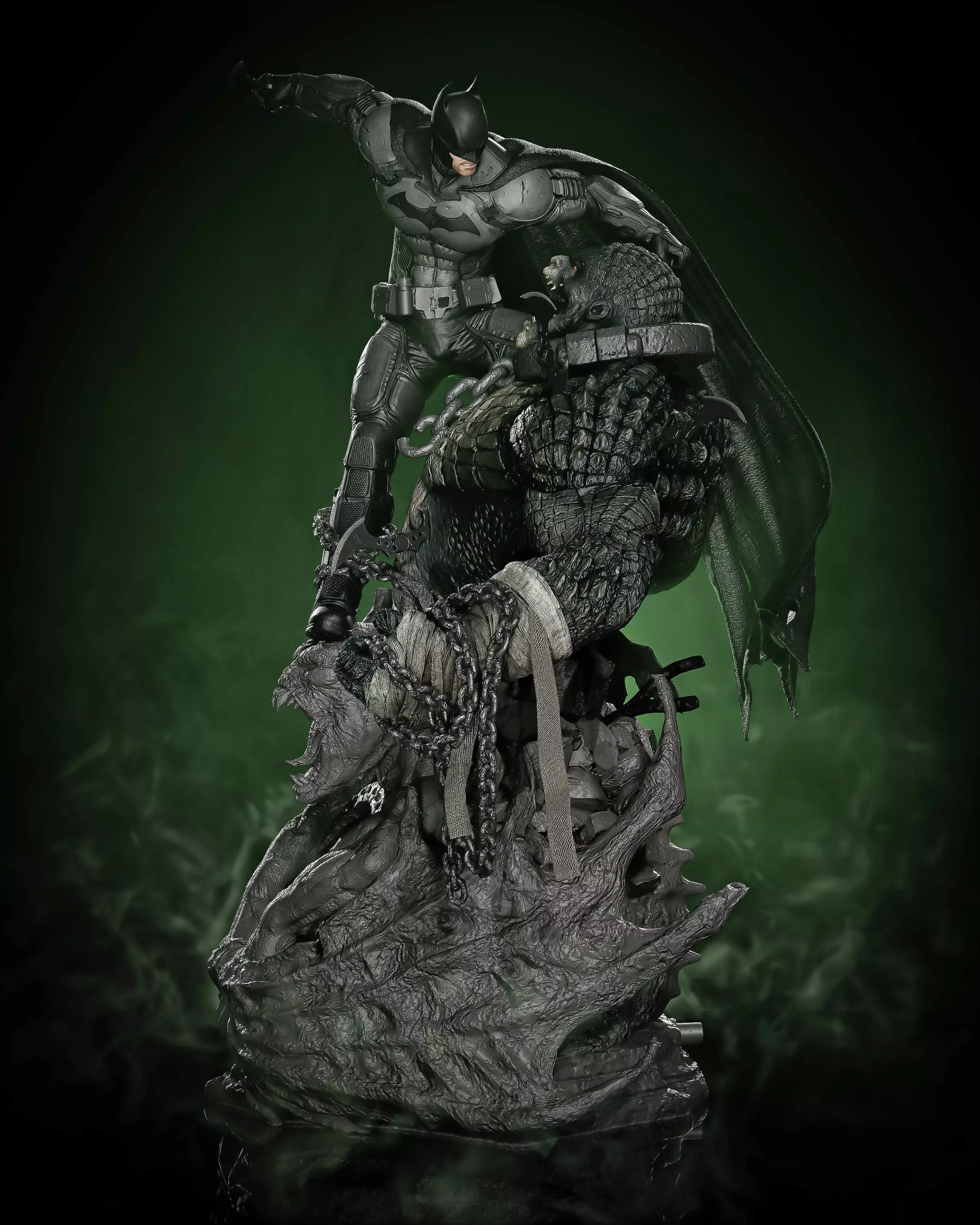 Batman-Vs-Killer Croc 3D print model