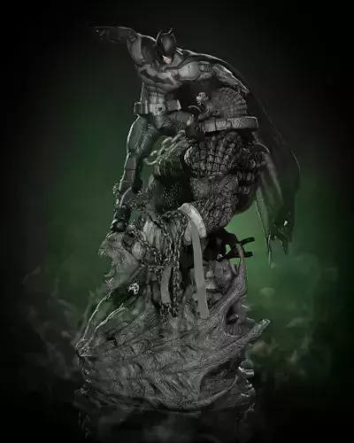 Batman-Vs-Killer Croc
