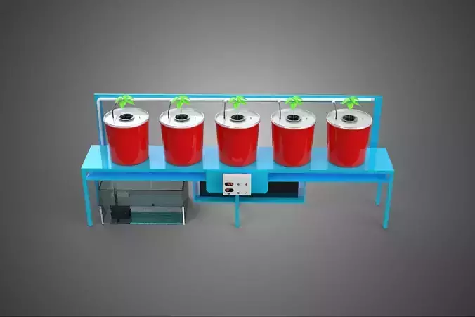 IOT AUTO RECIRCULATING DUTCH BUCKET HYDROPONIC AEROPONIC SYSTEM