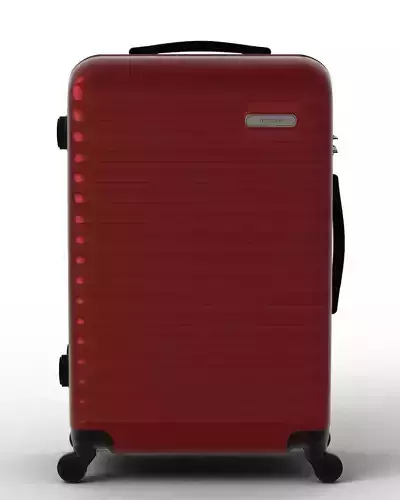Hard-Shell Spinner Suitcase Red or Burgundy - TROLLEY Brand
