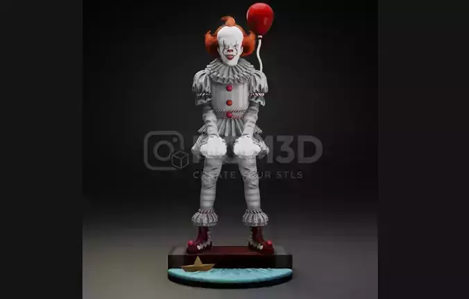 Pennywise from It joystick holder 