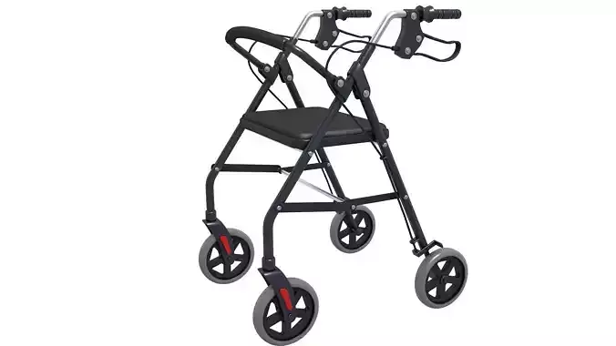 Drive Medical Aluminum Rollator Walker