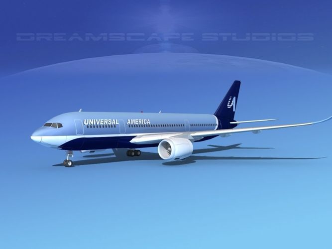 Airbus A350-800 Universal Charters 3D model