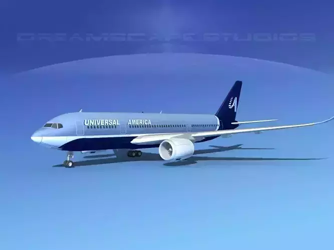 Airbus A350-800 Universal Charters 3D model