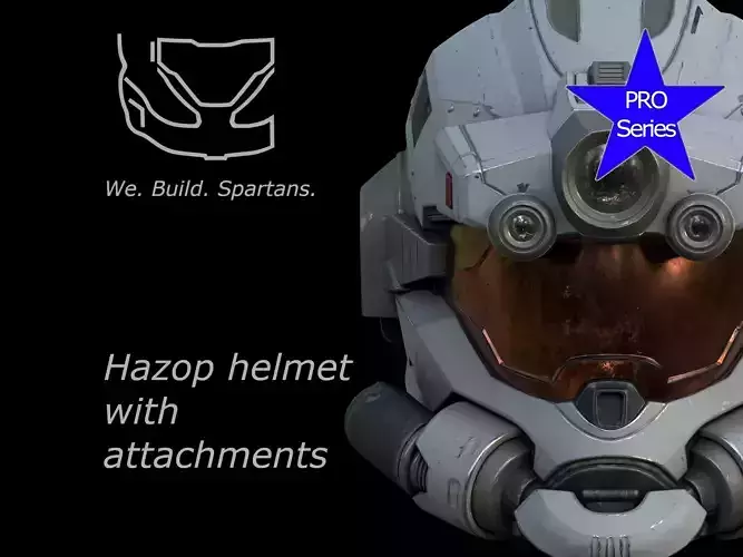 Pro Series Hazop helmet 3d print file