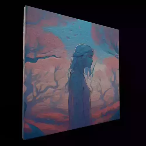 Blue Beauty Two Painting 