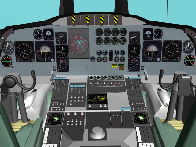 Lockheed L-188 Electra HP Northwest Airlines 3D model_4