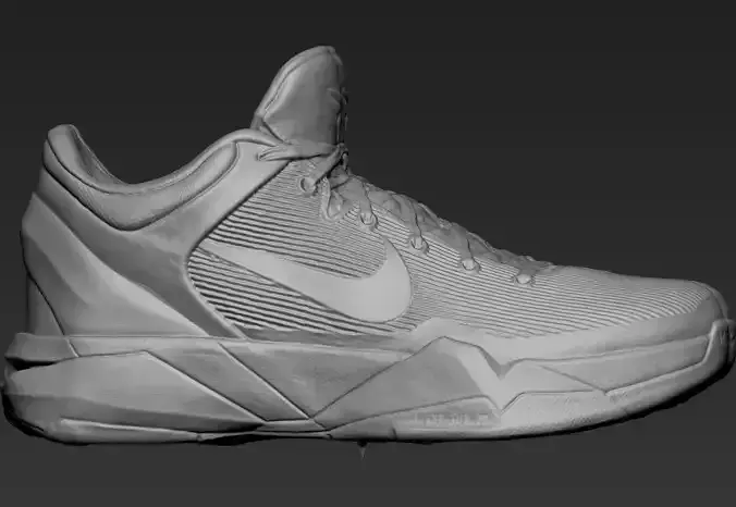 Nike kobe 7 highpoly 3d print mesh