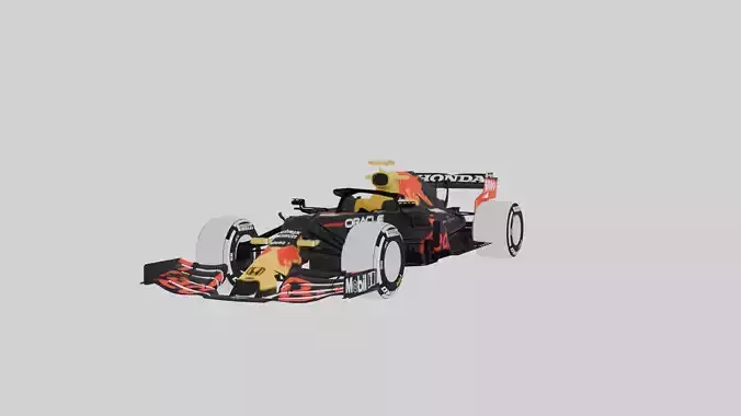 F1 Racing Car 3D model