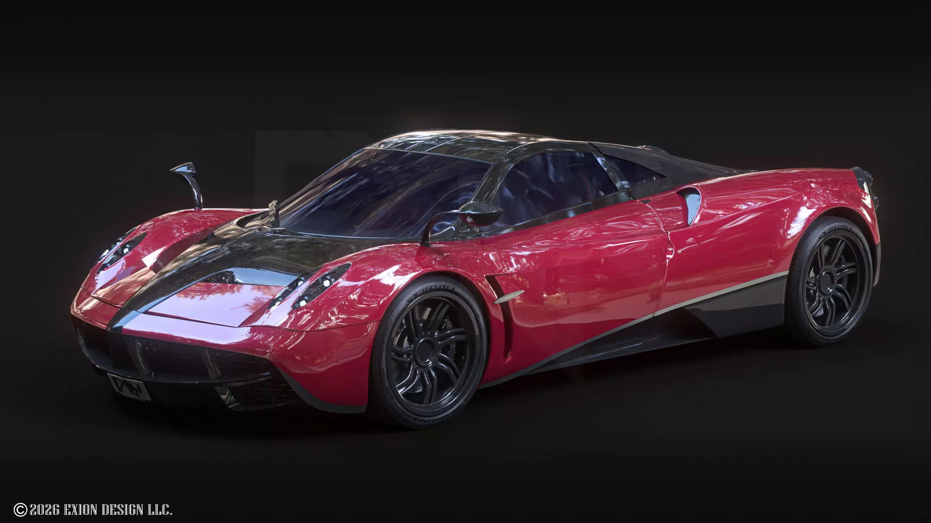 Transformers AOE Pagani Huayra Stinger 3D model