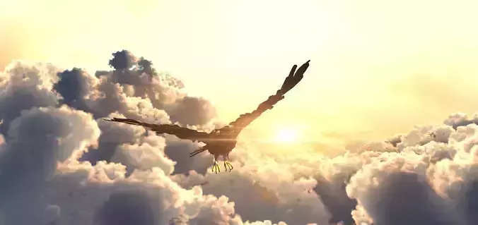 Animation dynamic scene 3D model