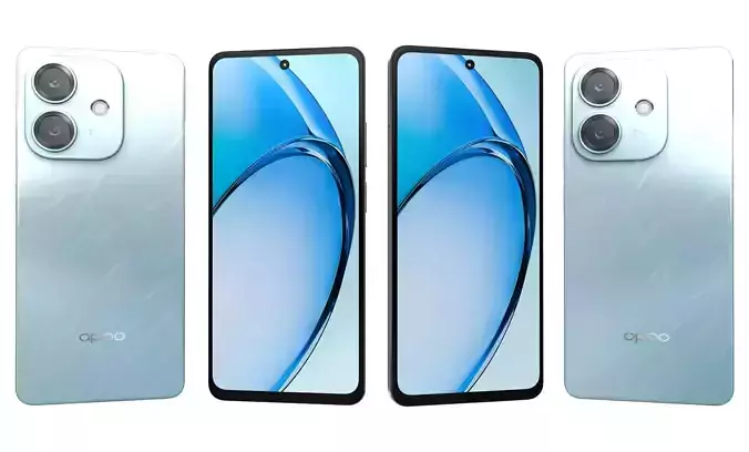 OPPO A3x Ocean Blue High Poly