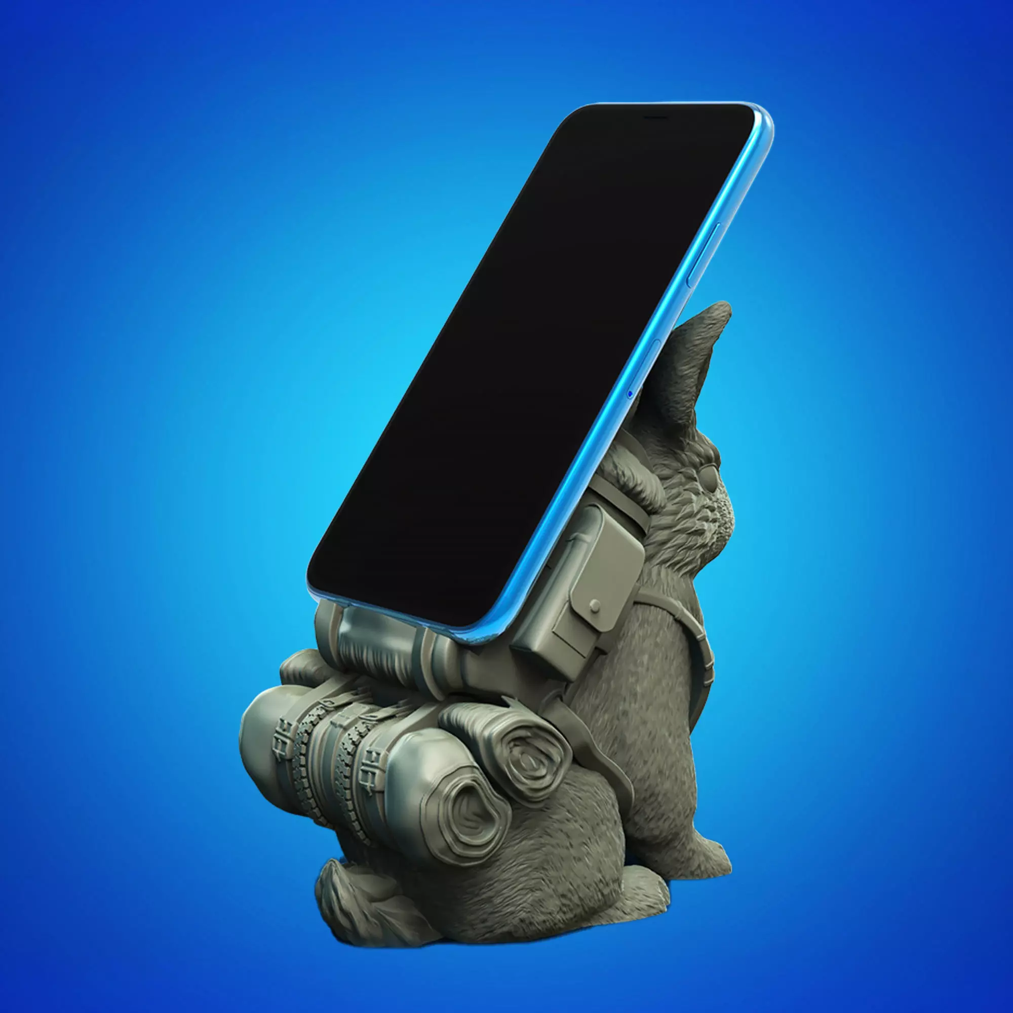 Rabbit Mobile Holder 3D Printable STL File 3D print model