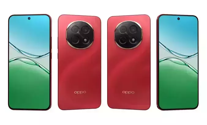 Oppo A5 Pro Red High Poly