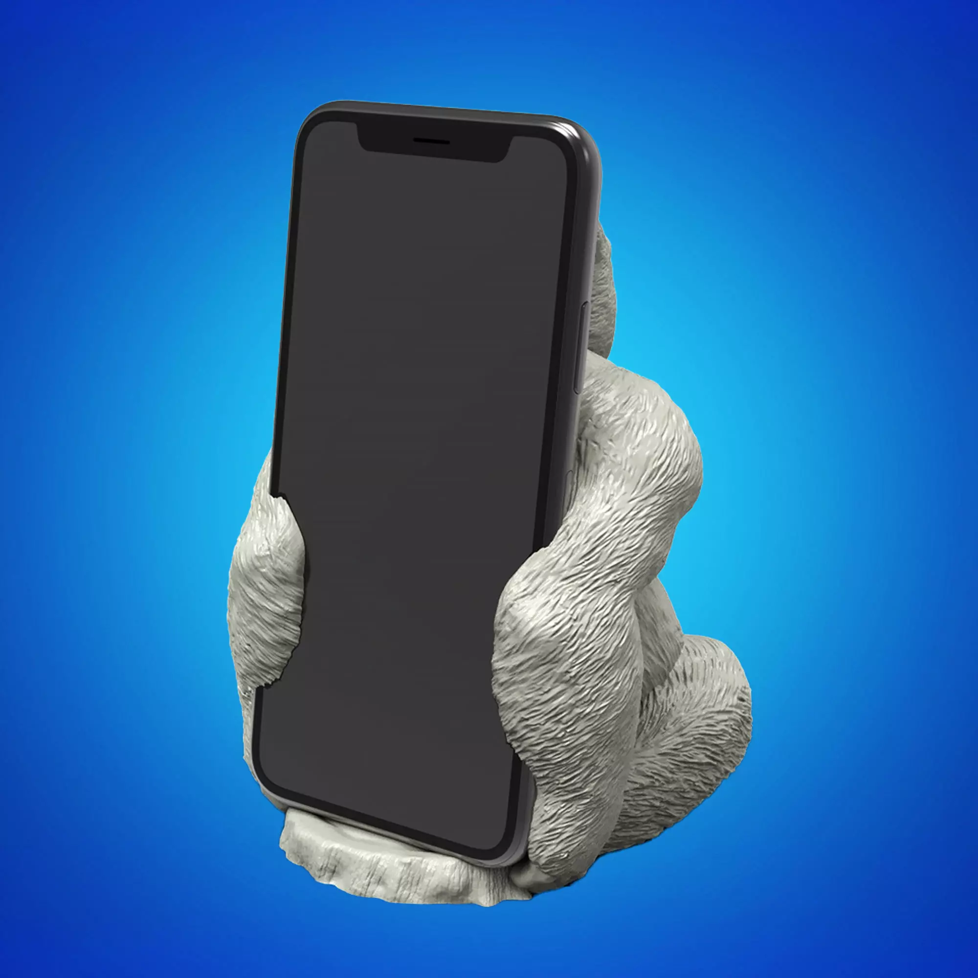 Gorilla Mobile Holder 3D Printable STL File 3D print model
