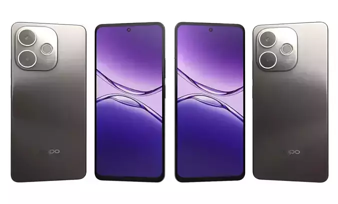 OPPO A5 Vitality Edition Amber Black High Poly