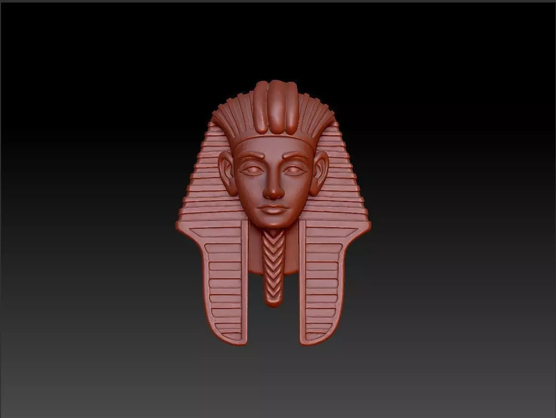 Pharaoh Head Pendant 3D print model