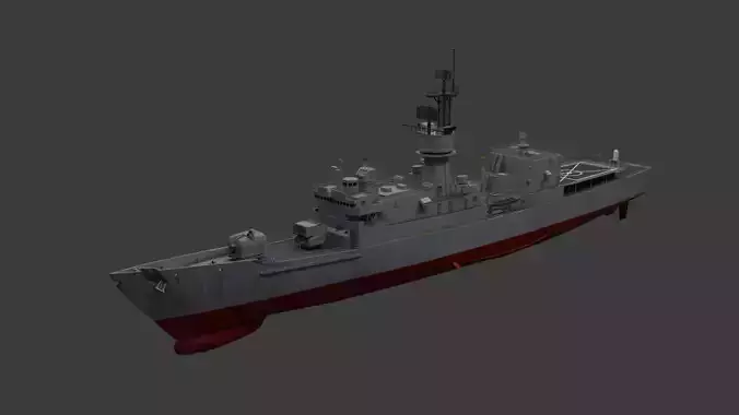 US Navy Ship Knox Class Frigate